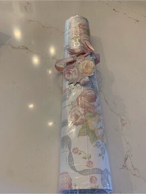 Crabtree & Evelyn Southampton Rose Drawer Liners (6) Sheets 18” x24” NEW